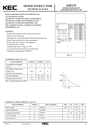 Datasheet Z5W27V manufacturer KEC